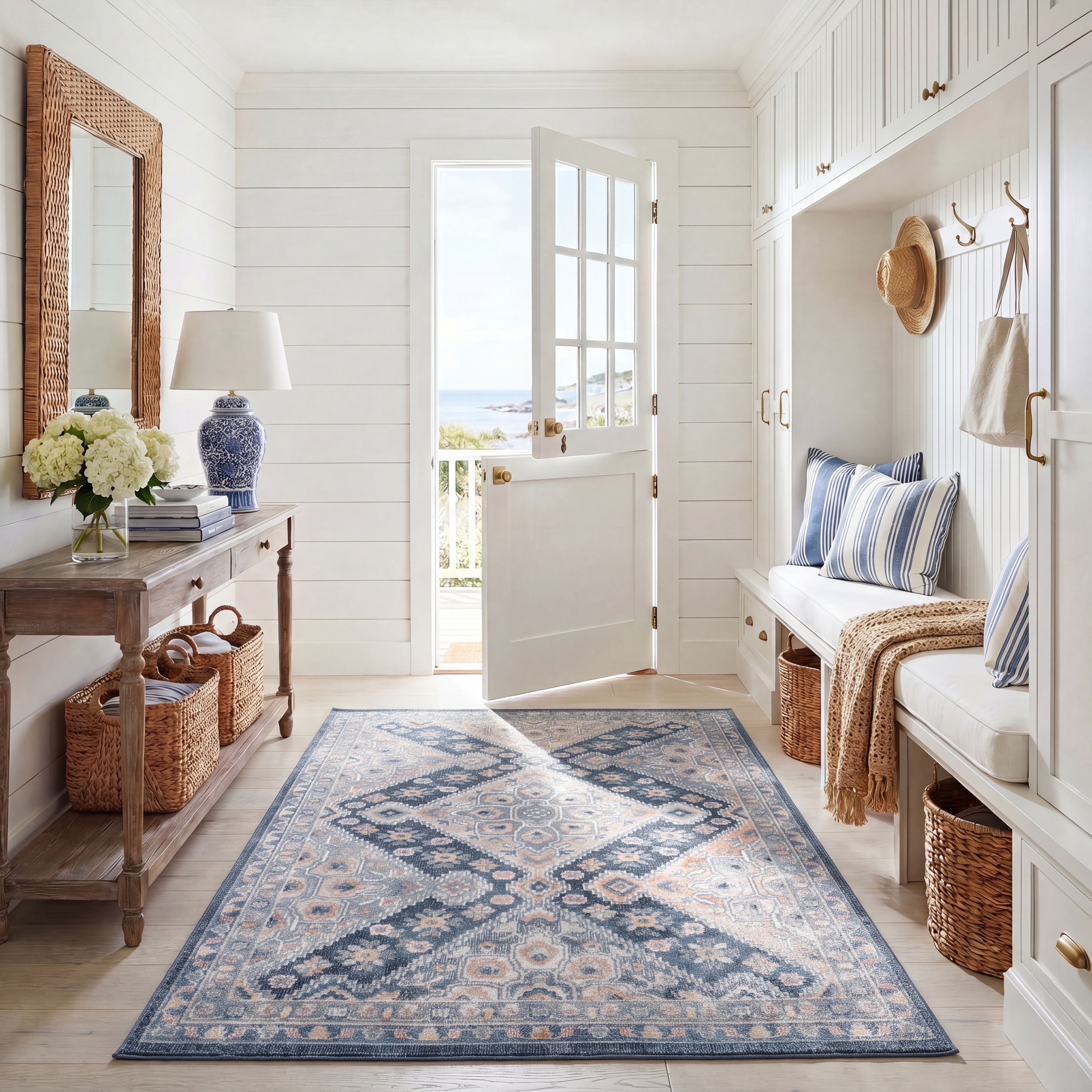 SAFAVIEH Blair Machine Washable Apostolica Slip Resistant Rug