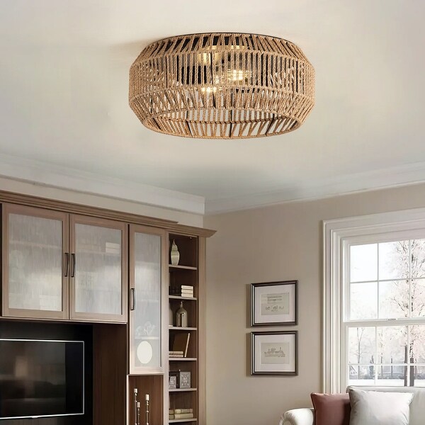 Flush mount paper ceiling light online
