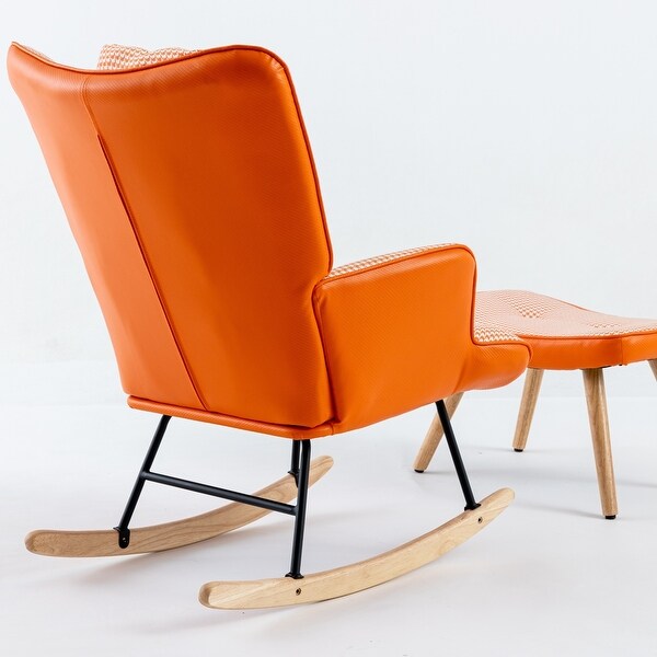 35.5 inch Rocking Chair with Footrest - Bed Bath & Beyond