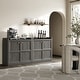 preview thumbnail 18 of 49, Multifunctional Minimalist Side Cabinet with 3D Design