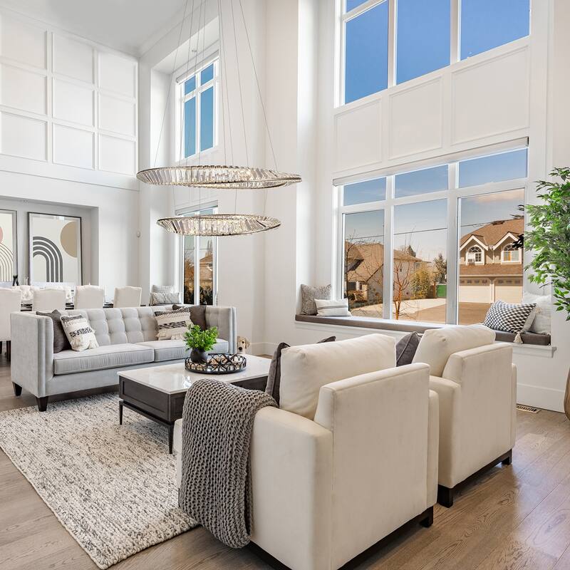 Artcraft Stella LED Chandelier - 90W - Satin Nickel