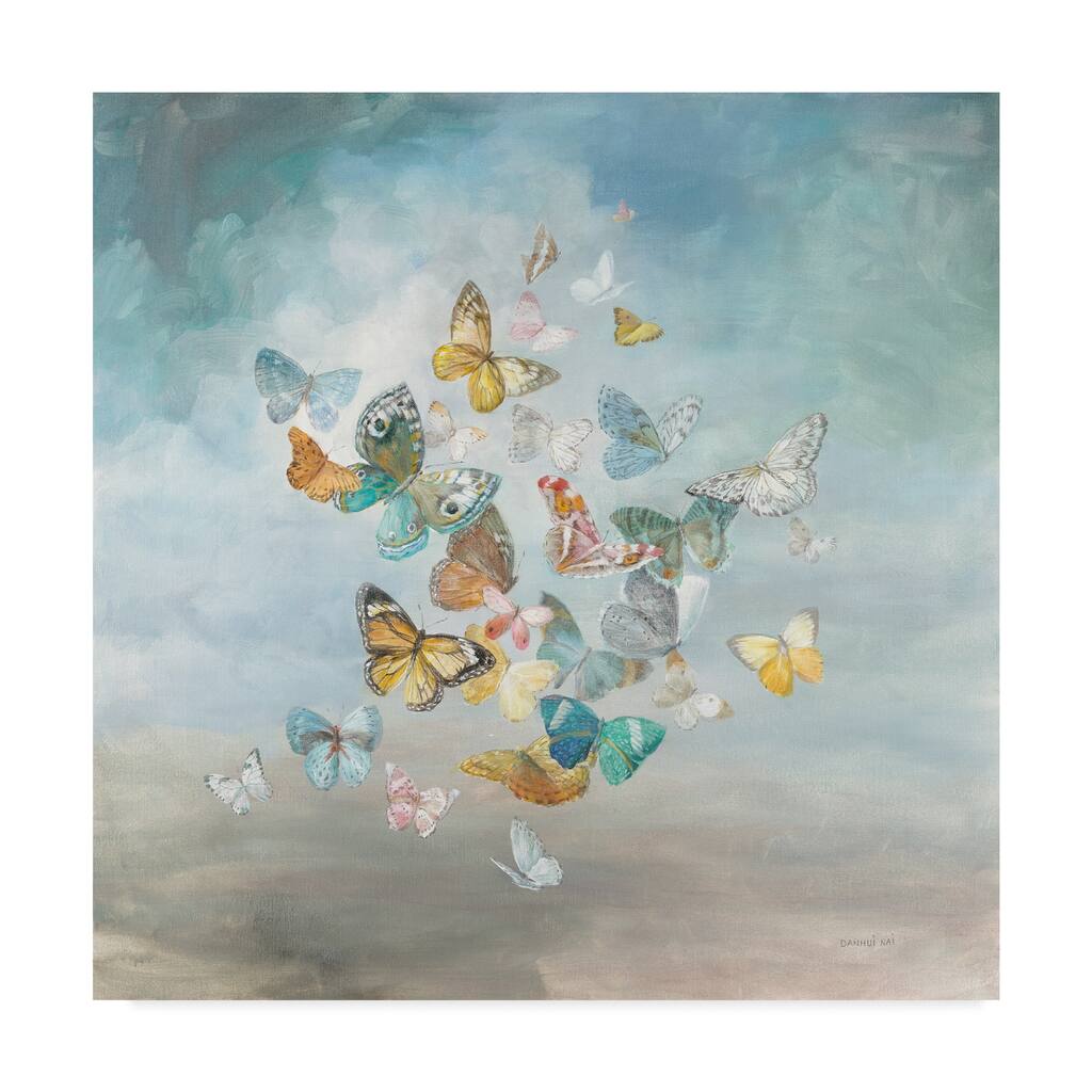 Danhui Nai 'Beautiful Butterflies' Canvas Art