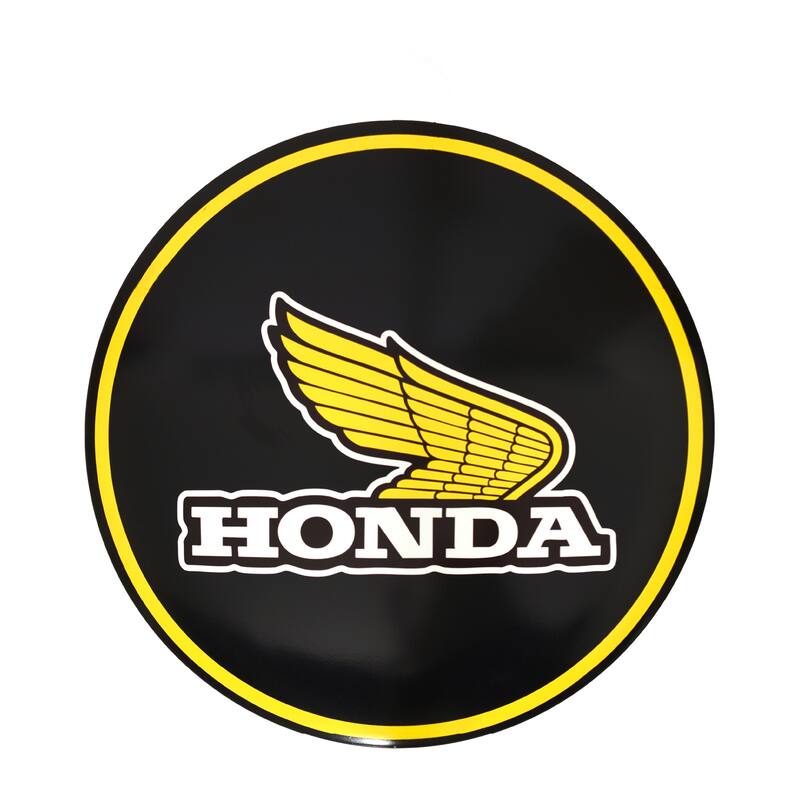 Dome Shaped Metal Wall Art Sign - 15" x 15" Retro Vintage Wall Décor for Bar, Man Cave, Garage, Game Room & Home - 15" x 15"