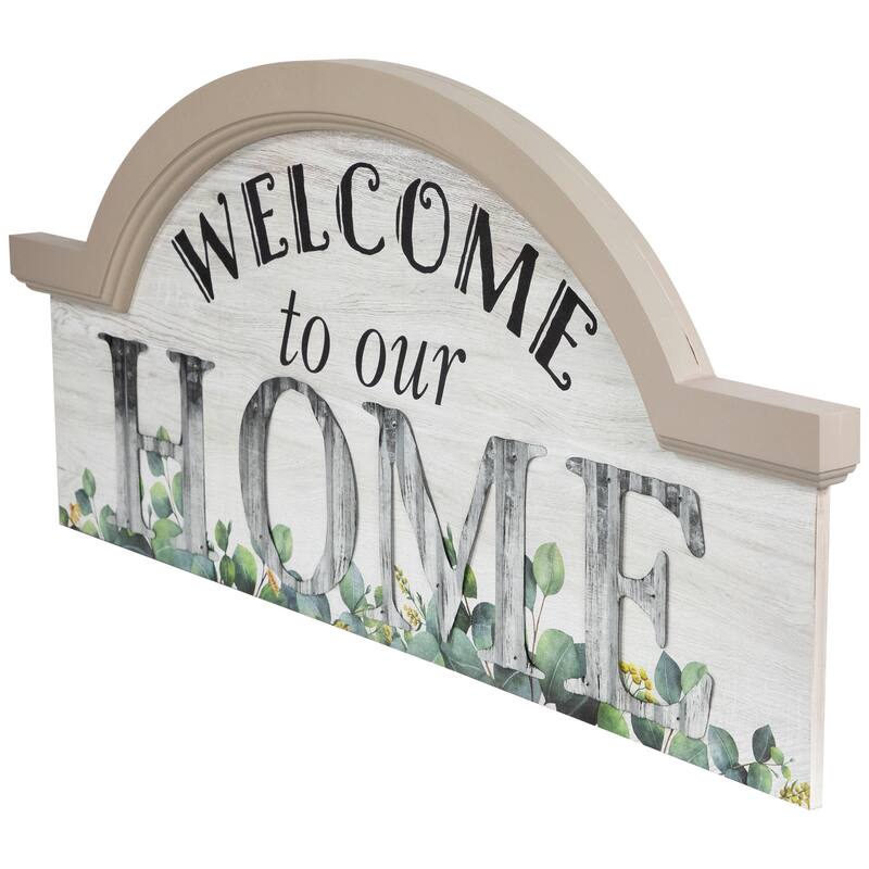 Welcome to Our Home Wall Sign - 29.75"