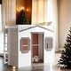preview thumbnail 2 of 61, Elegant Design Twin Size Wood House Loft Bed With Ladder,Multi-Functional Children's Bed