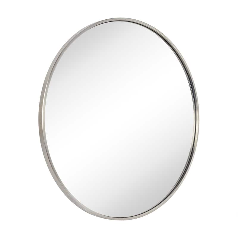 TEHOME Korra Round Wall Mirrors 30 and 36 Inch Metal Frame Options for Bathroom Bedroom & Entryway