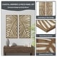preview thumbnail 19 of 33, Madison Park Birch Palms Birch Botanical Two-tone Wood Panel Wall Decor Set