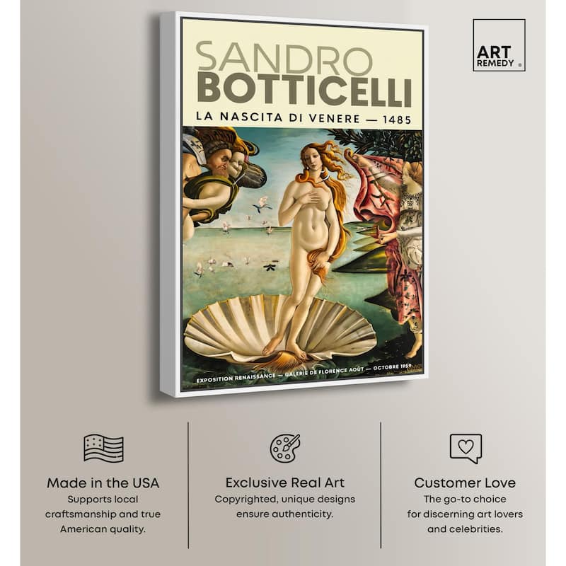 Renaissance Birth of Beauty Canvas by Art Remedy