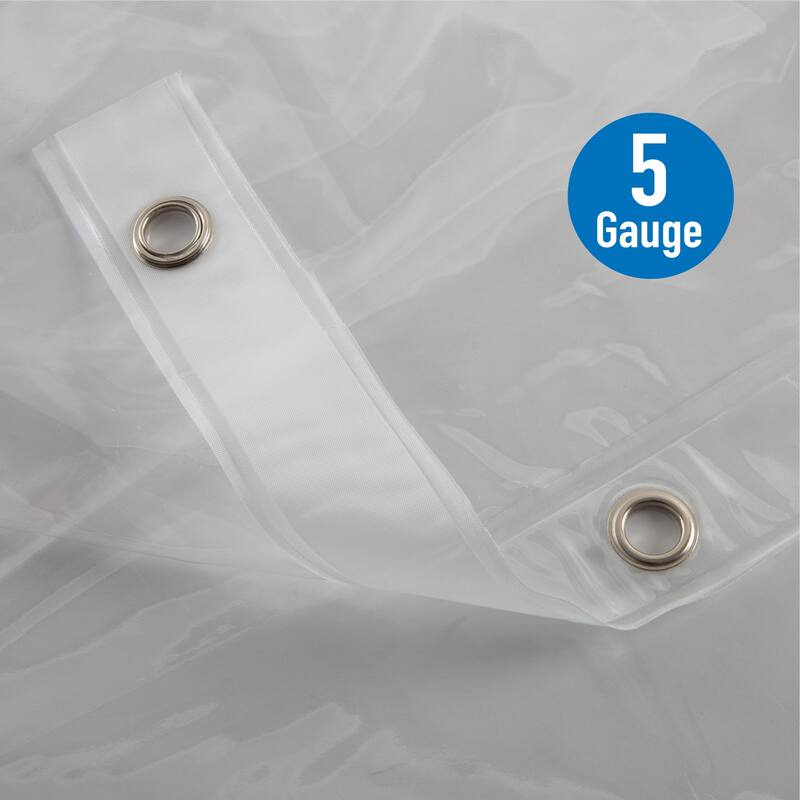 Bath Bliss Splash Guard Shower Liner in Clear