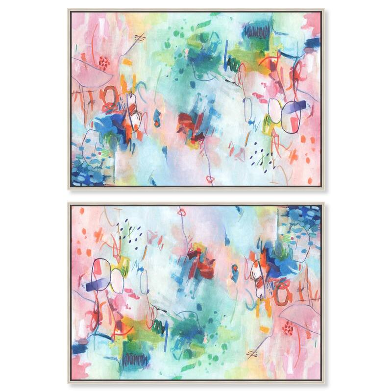 Crystalline Depths I Canvas by Art Remedy - 40" x 40" - Silver