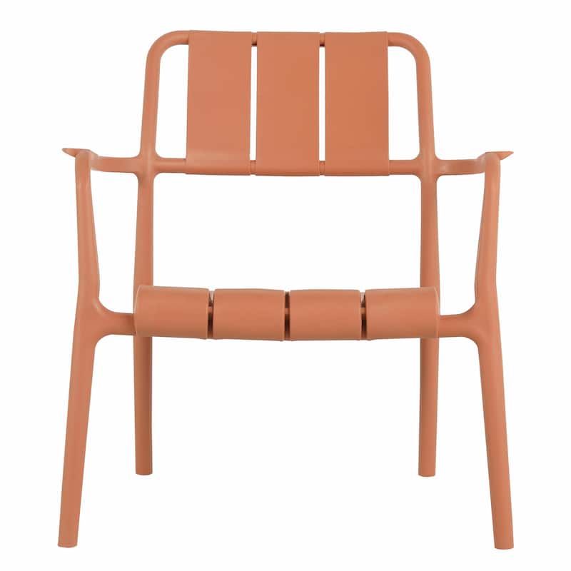 Commercial-Grade PP Chair Set with Coffee Table - No Assembly