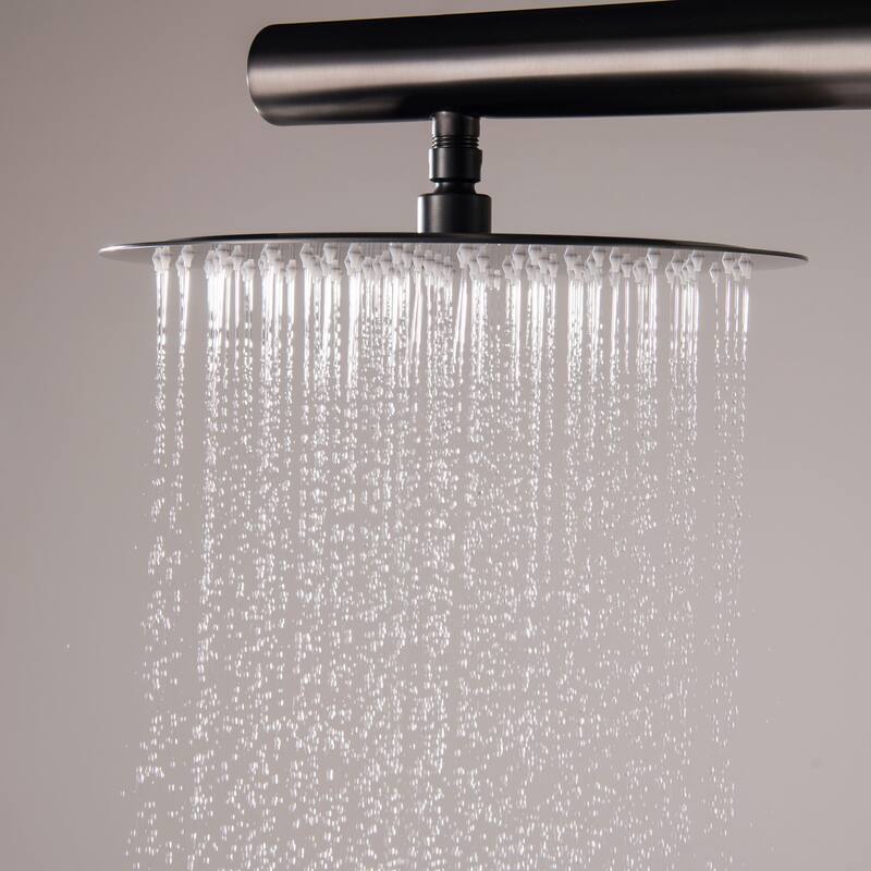 Modland 91''H Freestanding Outdoor Shower Rainfall with Handheld Shower