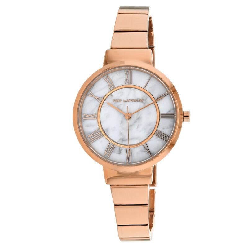 Ted Lapidus Women's Classic Marble white Dial Watch - A0714UARX - Marble white - 6 (36)