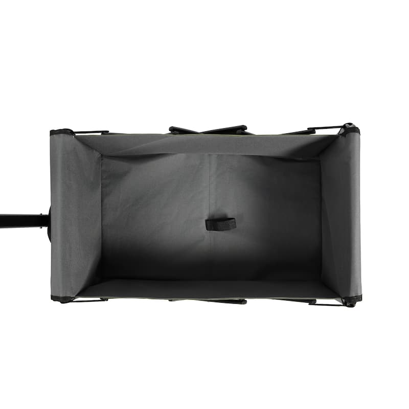 130lbs Capacity 600D Oxford Fabric Lightweight Portable Heavy Duty Collapsible Foldable Wagons with All Terrain Wheels