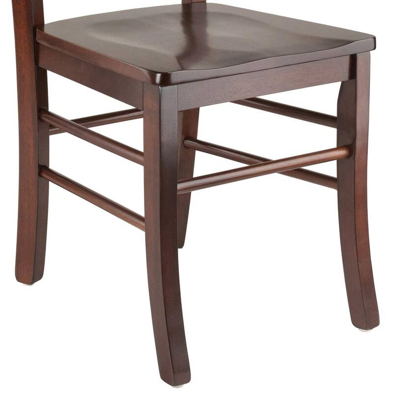 Square Dining Table Set with 2 Chairs - Small Kitchen Table, Walnut Finish, Living Room Dining Set