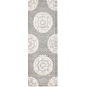 preview thumbnail 8 of 103, SAFAVIEH Handmade Soho Shyhrete Medallion N.Z. Wool Rug 2'6" x 10' Runner - Light Grey/Ivory