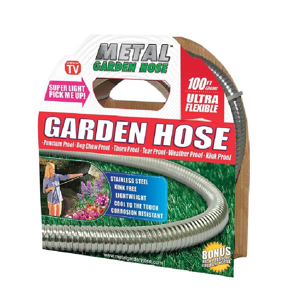 Shop Metal Garden 54395 Hose As Seen On Tv Garden Hose Overstock