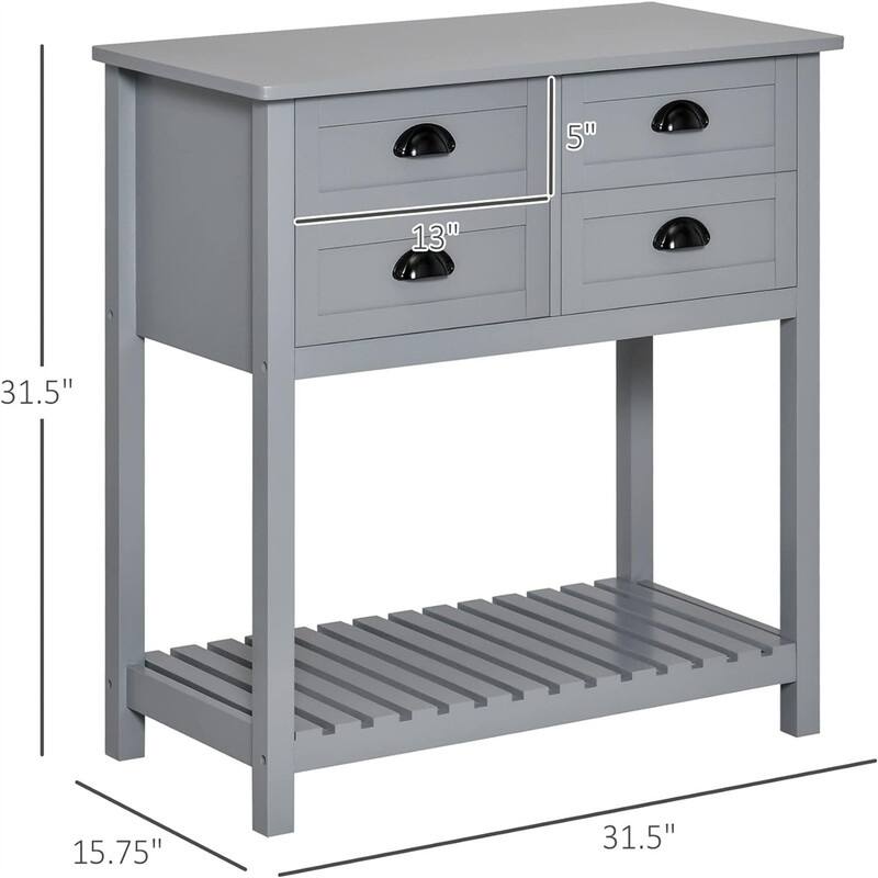 Coffee Bar Cabinet - 15.75"D x 31.5"W x 31.5"H