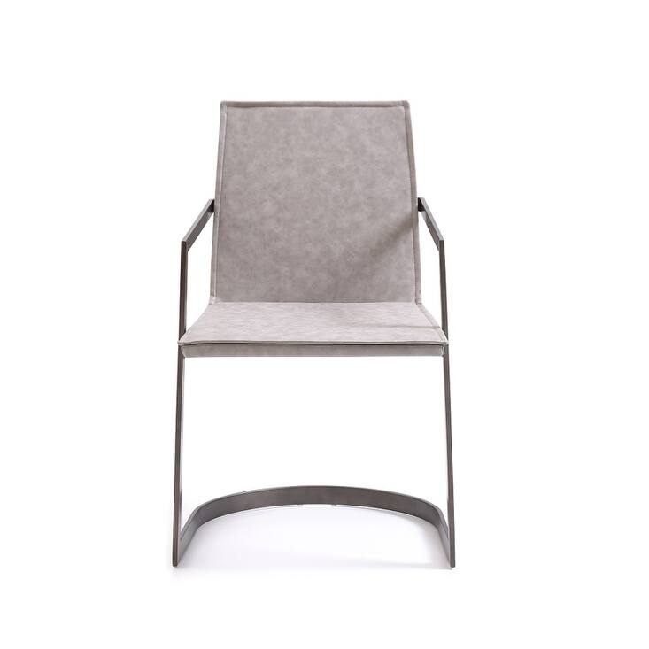 Modrest Jago Modern White Wash Grey Dining Chair