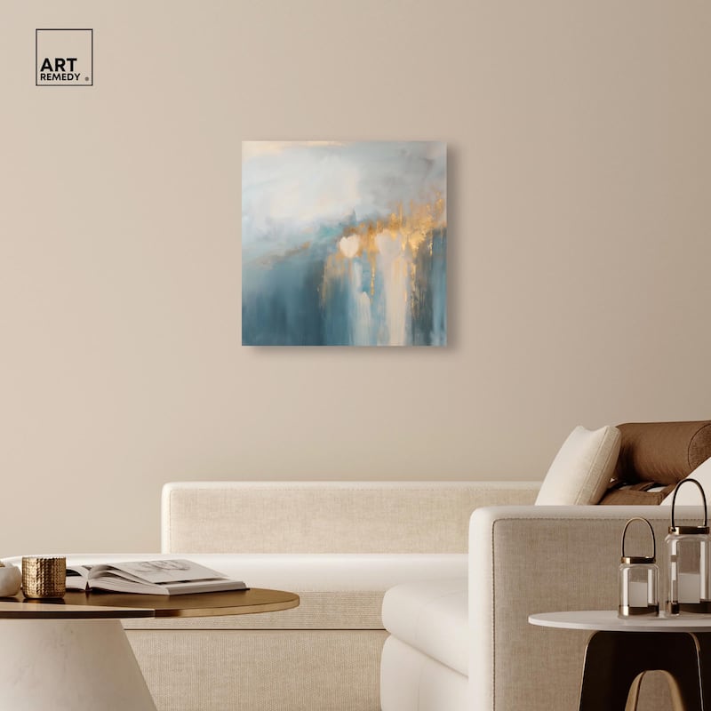Golden Tears II Canvas by Art Remedy, Gallery Wrapped
