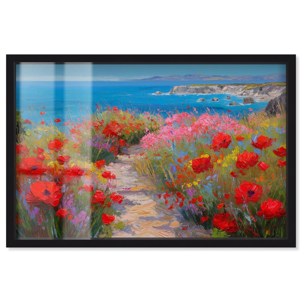 Ocean View Bloom I Shadowbox by Art Remedy