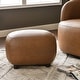 preview thumbnail 36 of 112, KINWELL 23" Wide Faux Leather Upholstered Ottoman Footrest, PU Entryway Footstool