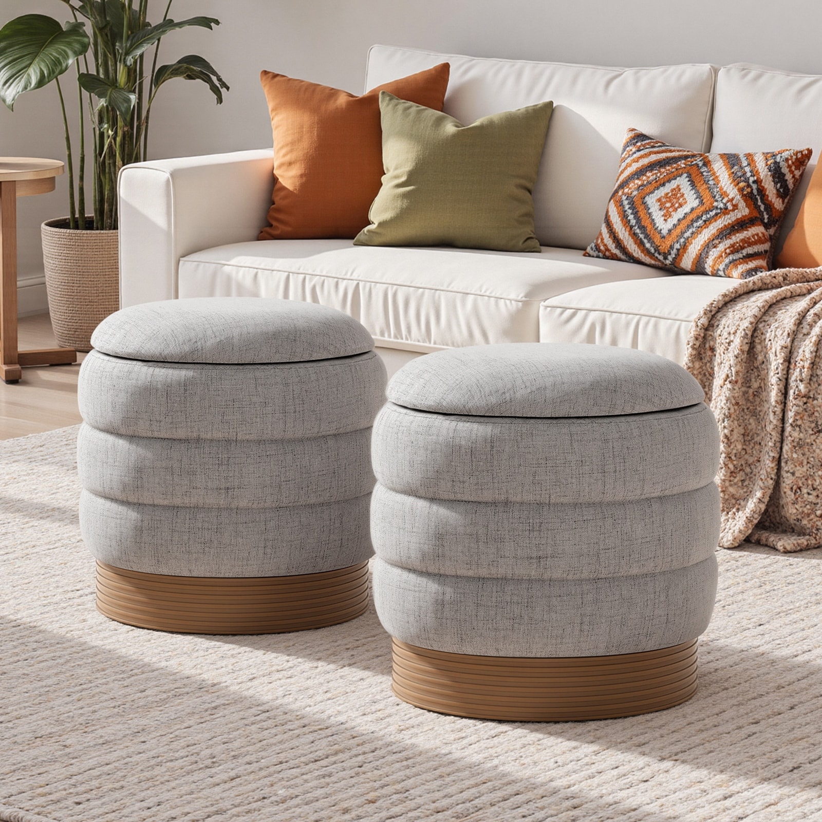 Lucky Monet Ottomans and Poufs - Bed Bath & Beyond