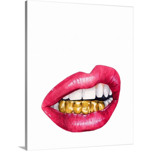 "Mouth Full Of Metal II" Canvas Wall Art