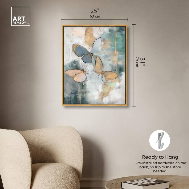 Butterflies Dream II Canvas by Art Remedy