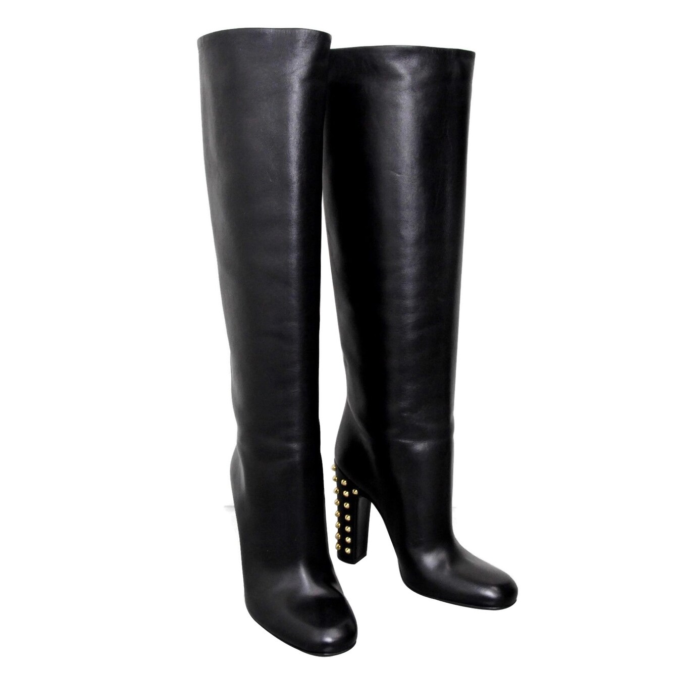 gucci tall black boots