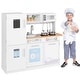 preview thumbnail 10 of 8, Costway Kids Kitchen Play Set with Stove Removable Sink Oven Microwave - See Details
