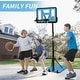 preview thumbnail 2 of 5, Height Adjustable Basketball Hoop,Portable Basketball Goal System