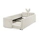 preview thumbnail 9 of 53, Twin Size Upholstered Platform Bed with Headboard,Montessori Bed Frame for Toddlers,Floor Bed