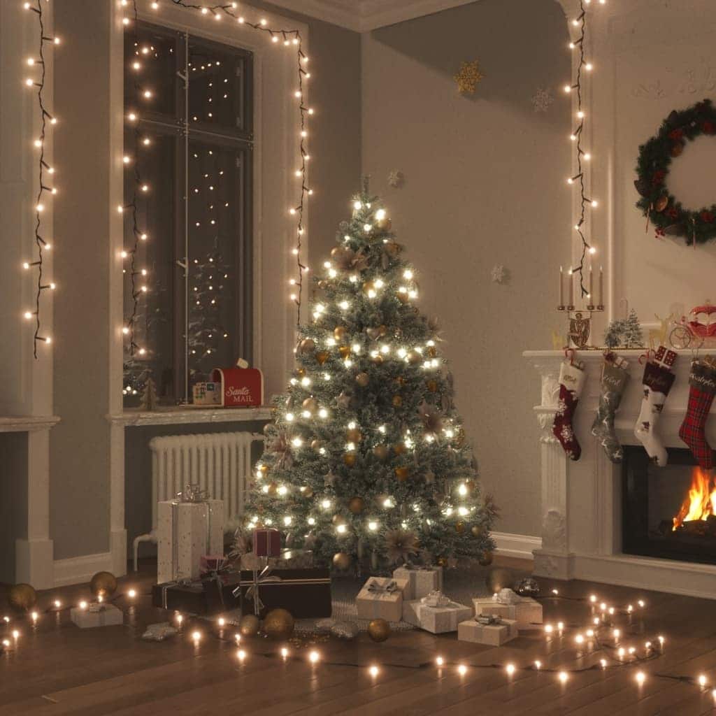 vidaXL Light String Christmas Lighting Fairy Lights with 8 Effects and LEDs