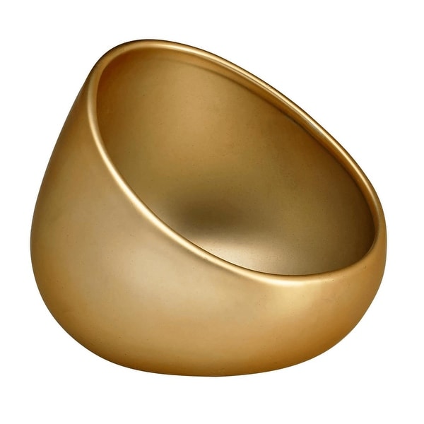Newly Matte Gold Boom Bowl