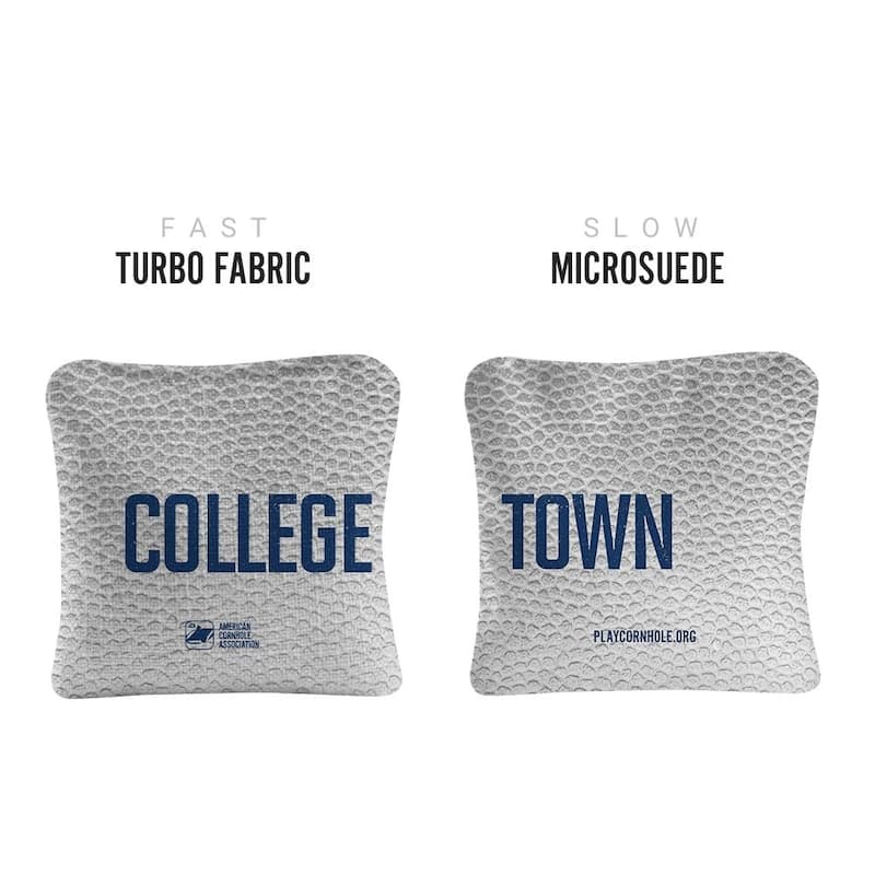 College Town Gray Dual Sided Cornhole Bags