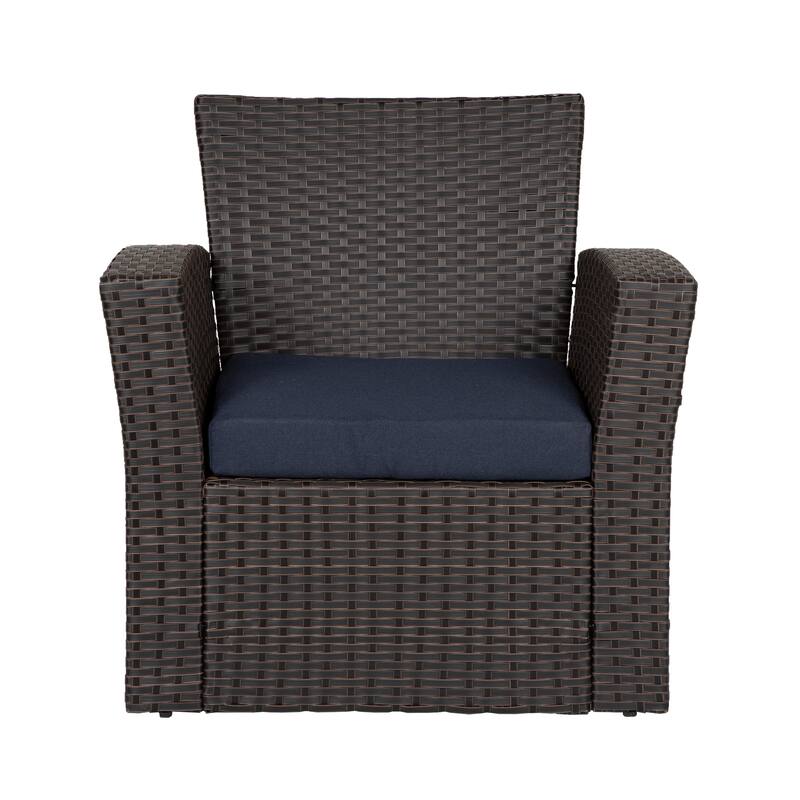 Grandview Outdoor Chocolate 4-piece Patio Conversation Set