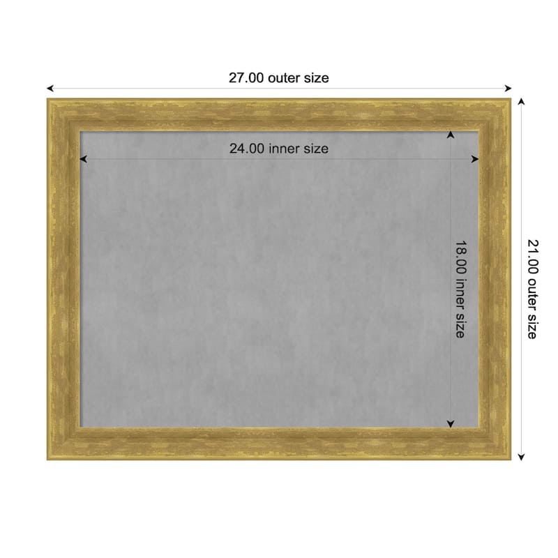 Amanti Art Angled Gold Framed Magnetic Board - Board Size 24x18