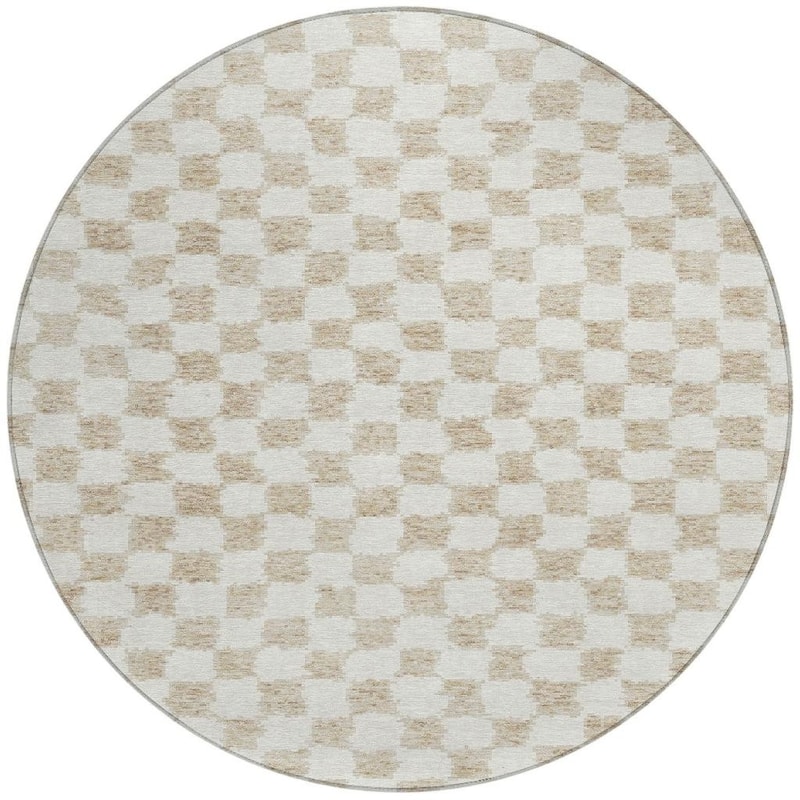 HomeRoots Geometric Transitional Rectangle Outdoor Rug