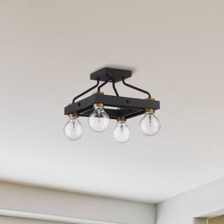 Ravella 4 Light Semi-Flushmount