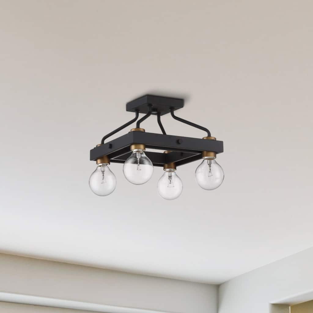 Ravella 4 Light Semi-Flushmount