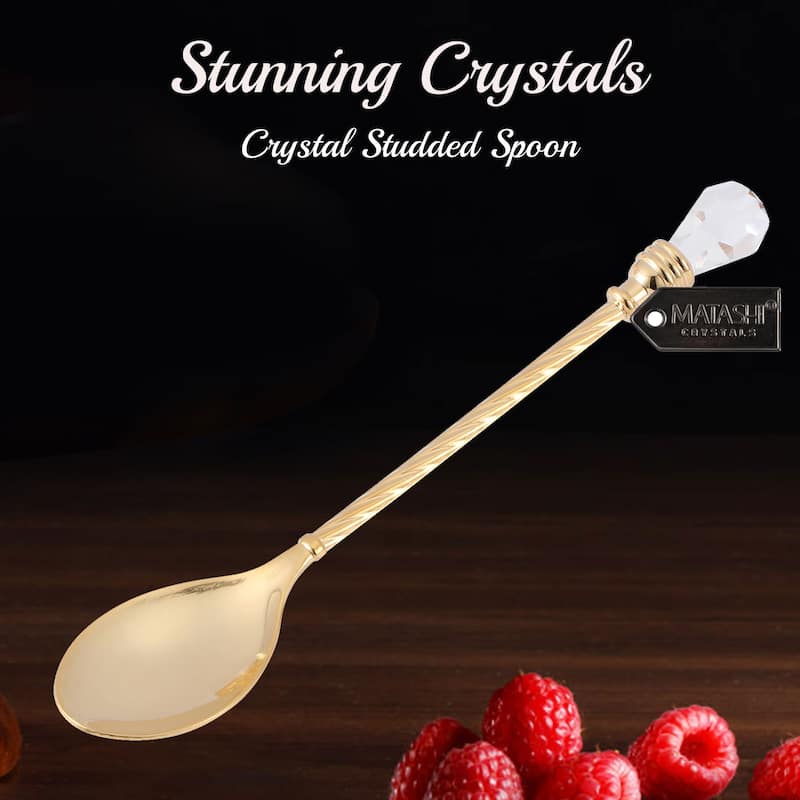 24K Gold Plated Sugar Bowl, Honey Dish, Glass Bowl