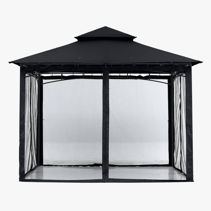 ABCCANOPY Patio Outdoor Gazebo for Double Roof Soft Canopy