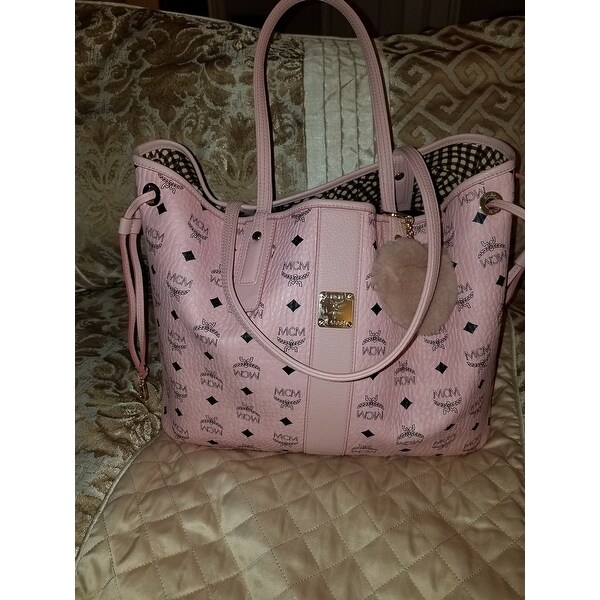 mcm liz reversible medium visetos tote bag