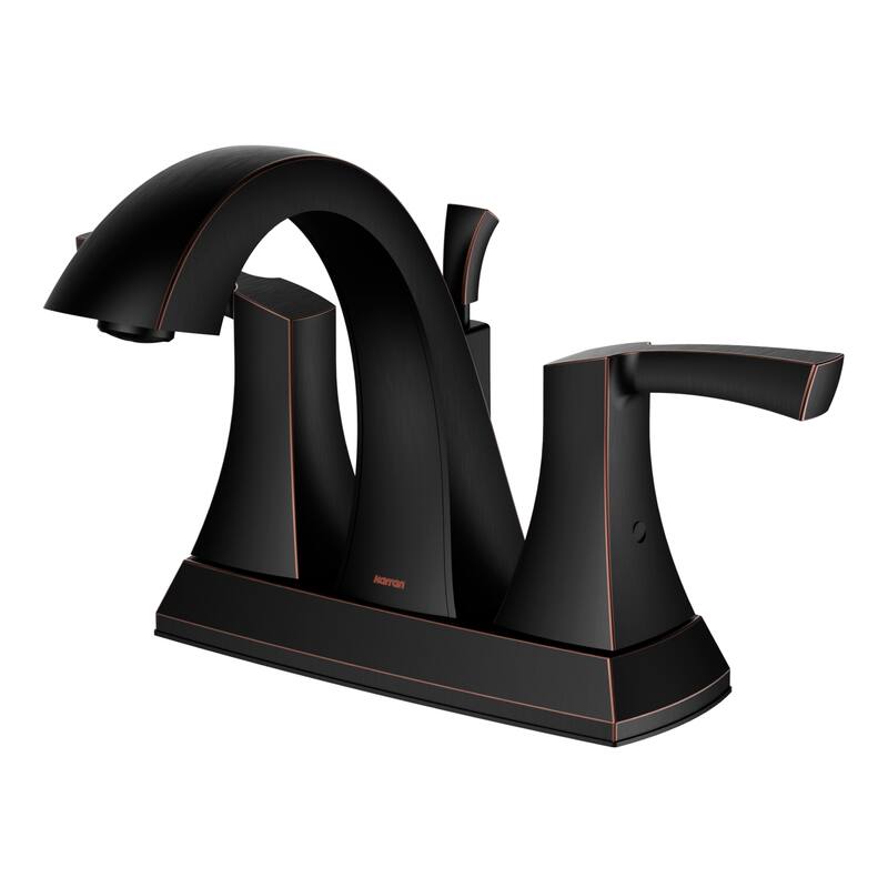 Karran Randburg KBF526 2-Handle Two Hole Centerset Faucet Bathroom Faucet with Matching Pop-up Drain