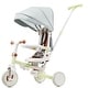 preview thumbnail 15 of 69, ‌7-in-1 Versatile Baby Trike: Easily Foldable, Parent Handle Adjusts,Detachable Pedals, Canopy & Guardrail (12-72 Months) Green