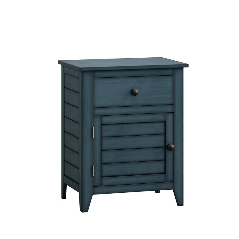 Transitional Nightstand with Storage Drawer