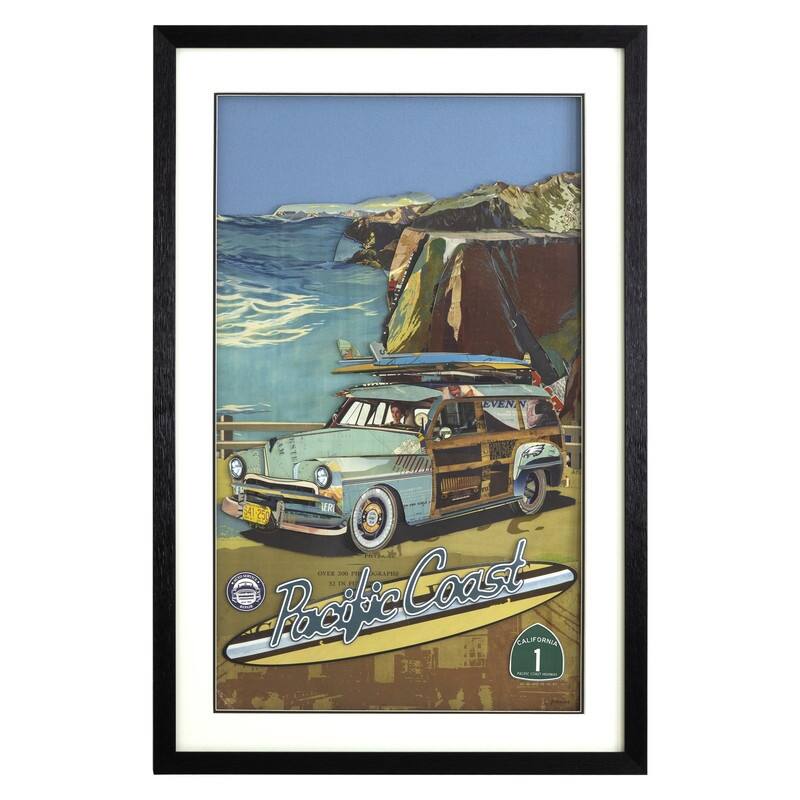 One Pacific Coast Highway - Multi-Color - 36 x 24 - Multi-Color