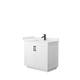 Option White, Black Trim, White Quartz Top
