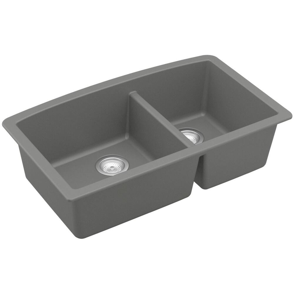 Karran USA QU-711 Quartz QU 32" Undermount Double Basin Quartz